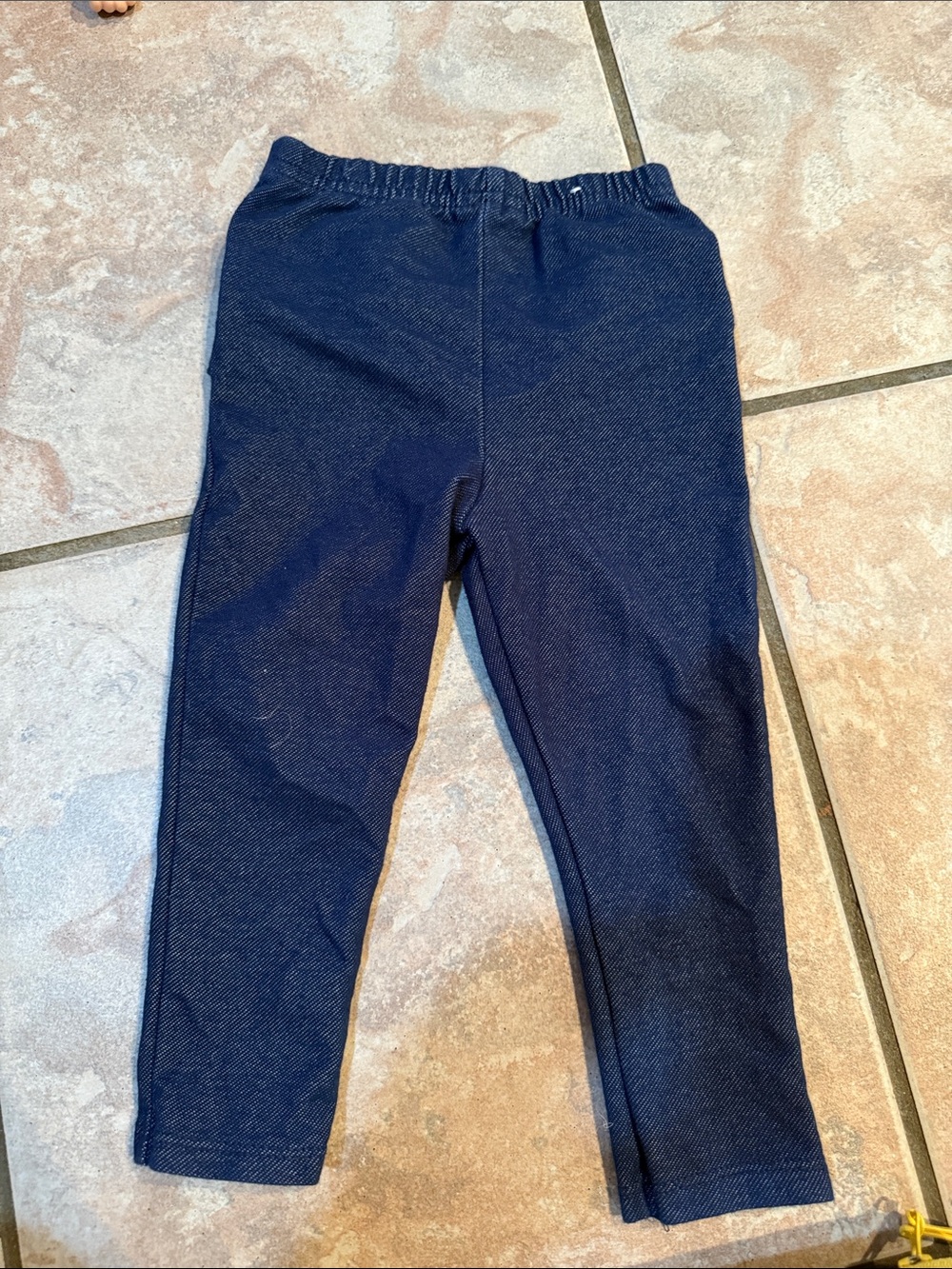 Classic Navy Kids Stretch Leggings